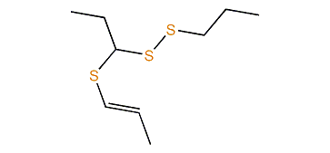 1-(1-Propenylthio)-propyl propyl disulfide